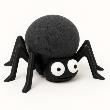 Aranha suporte 3D para Alexa Echo Dot, feita em impressão 3D em PLA
